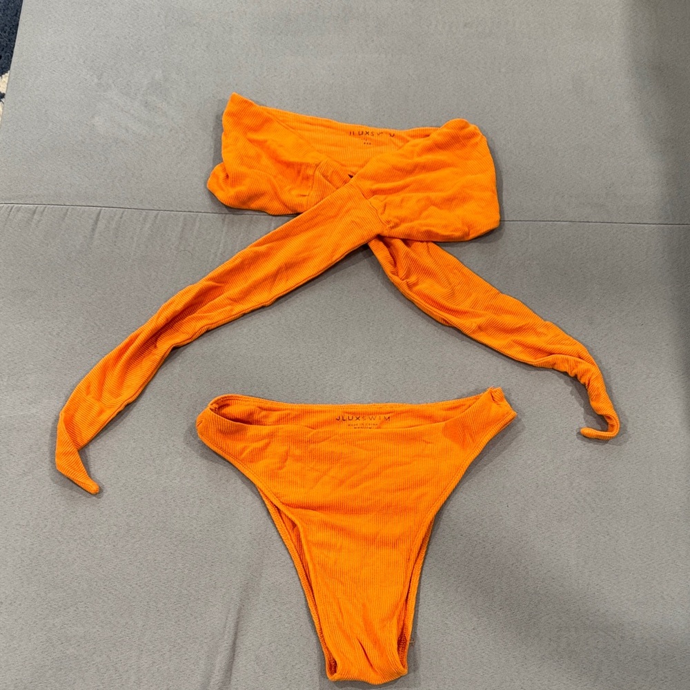 JLUXLABEL Orange Bikini Set